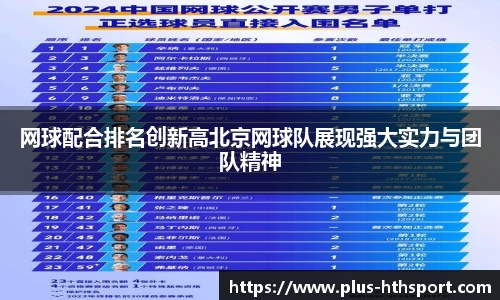 网球配合排名创新高北京网球队展现强大实力与团队精神